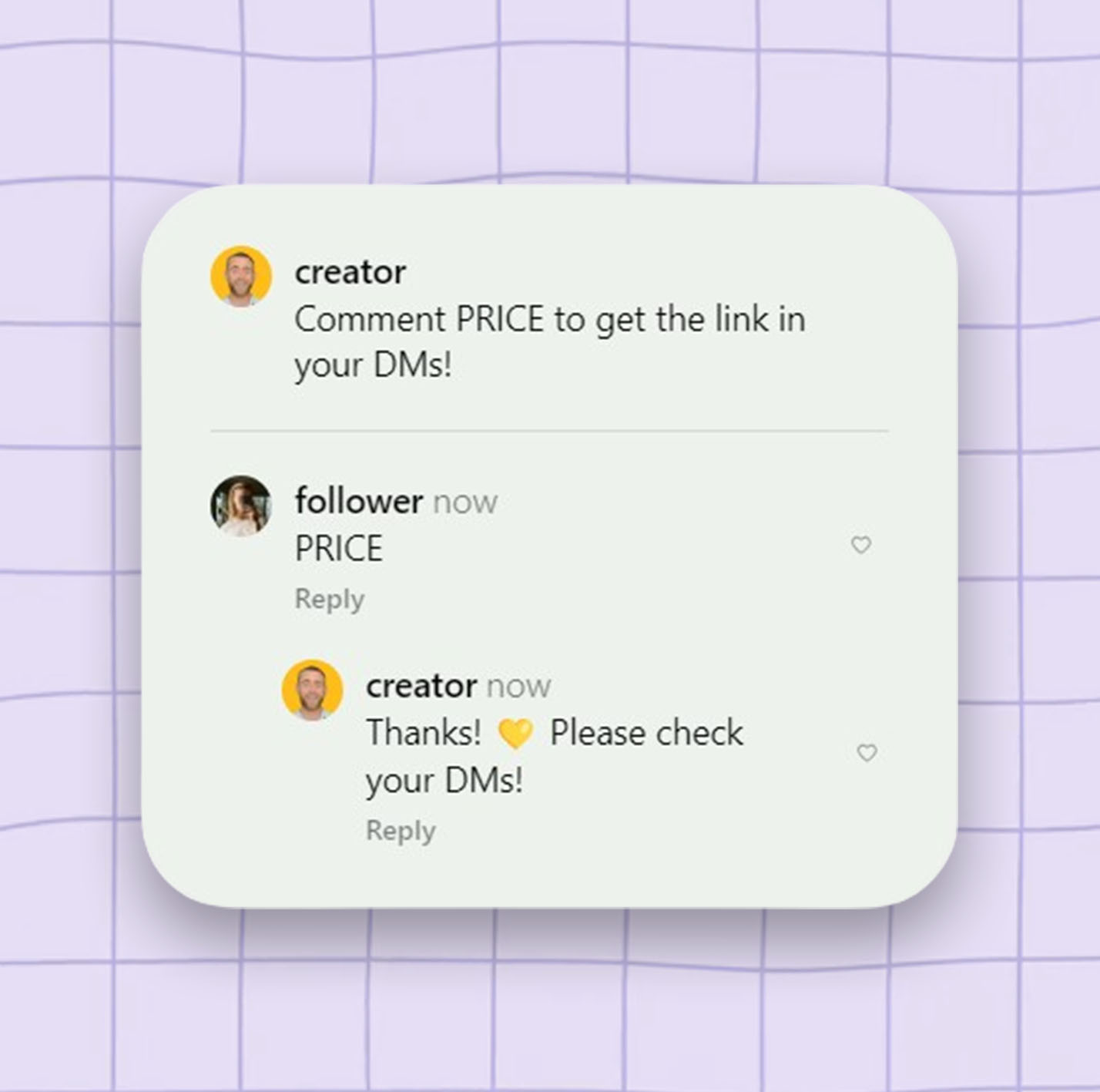 Chat marketing preview